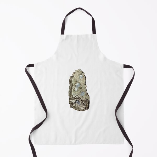 Item preview, Celestite / Celestine Mineral Illustration Antique designed and sold by LunaMothMineral.
