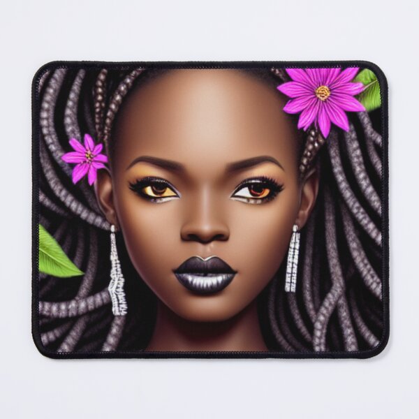 Item preview, Braids, Flowers, and Black Lipstick designed and sold by Sapphire597.
