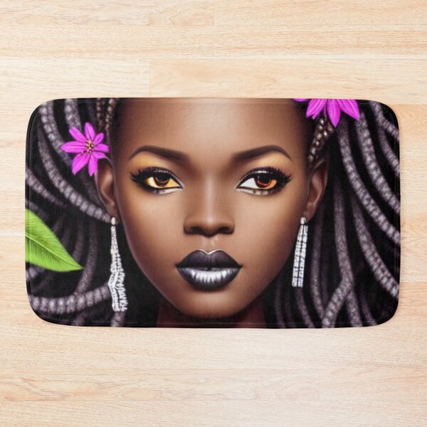 Item preview, Braids, Flowers, and Black Lipstick designed and sold by Sapphire597.