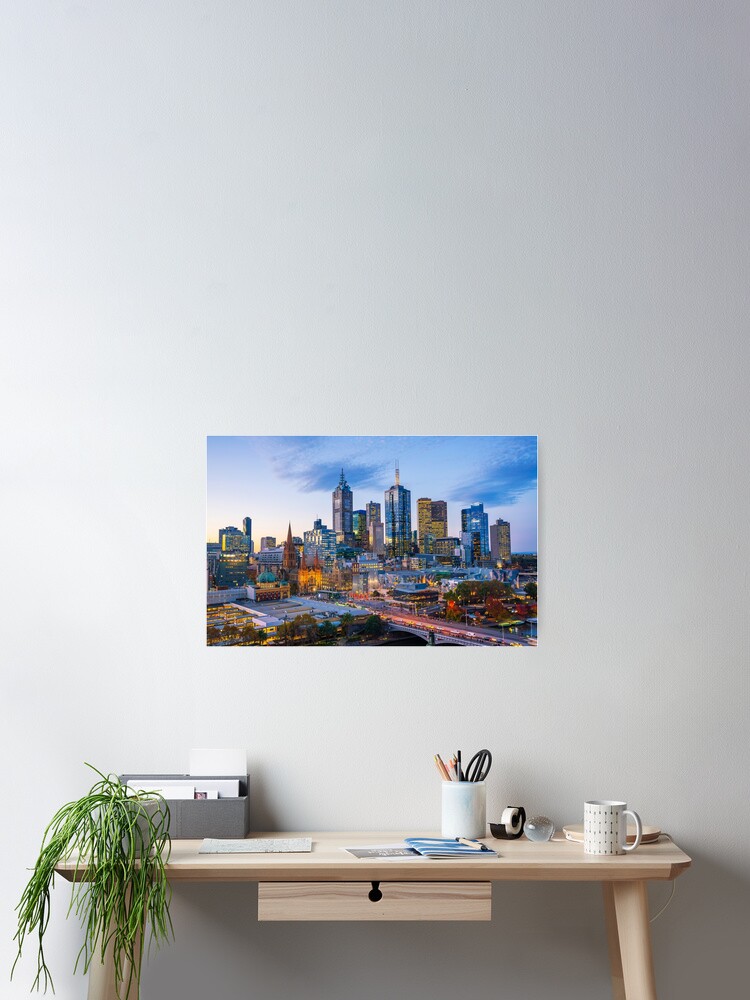 "Melbourne Time Now" Poster for Sale by travelandjoy222 Redbubble