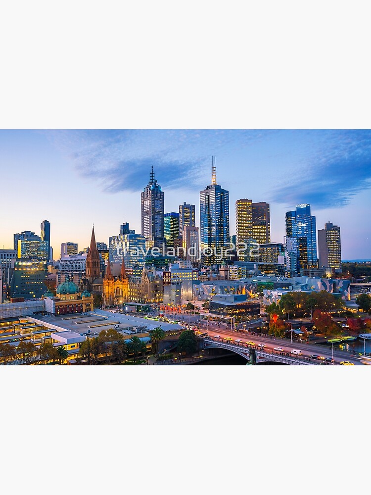 "Melbourne Time Now" Poster for Sale by travelandjoy222 Redbubble