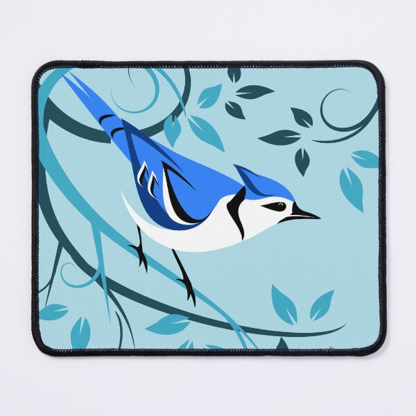 Artikelvorschau, Dekorative Blauhäher-Vogel-Kunst entworfen und verkauft von studioart.