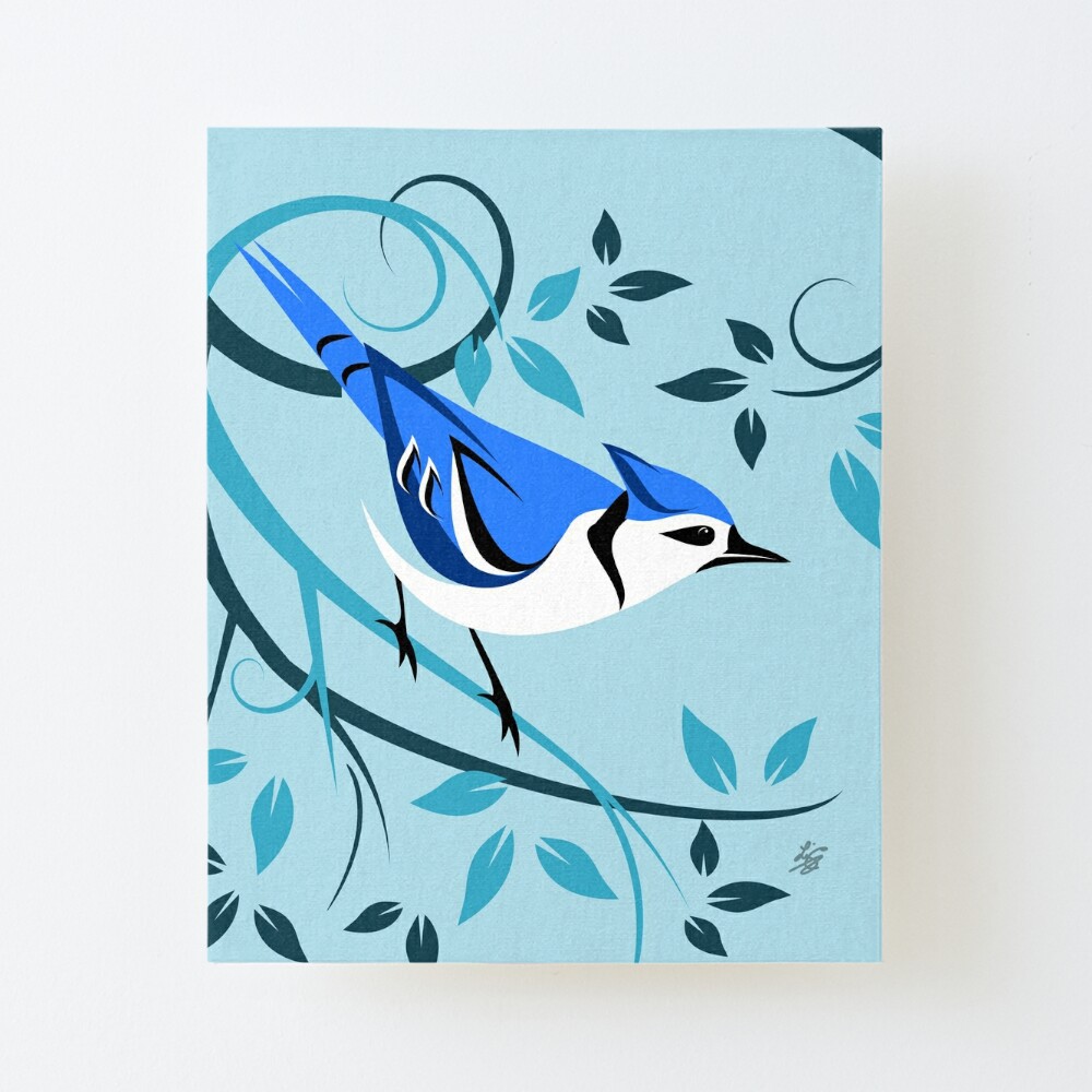 BLUEJAY  Blue jay bird, Blue jay, Bird drawings
