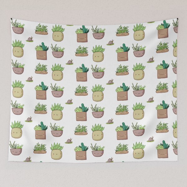 Item preview, Cute plants with faces  designed and sold by Mayarart.