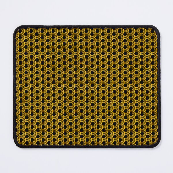 Item preview, Gold Chainmail on Black designed and sold by WakeUpArt.