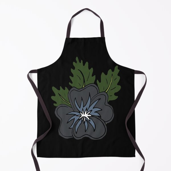Item preview, Single wild grey and blue pansy flower illustration designed and sold by AngelDawnDesign.
