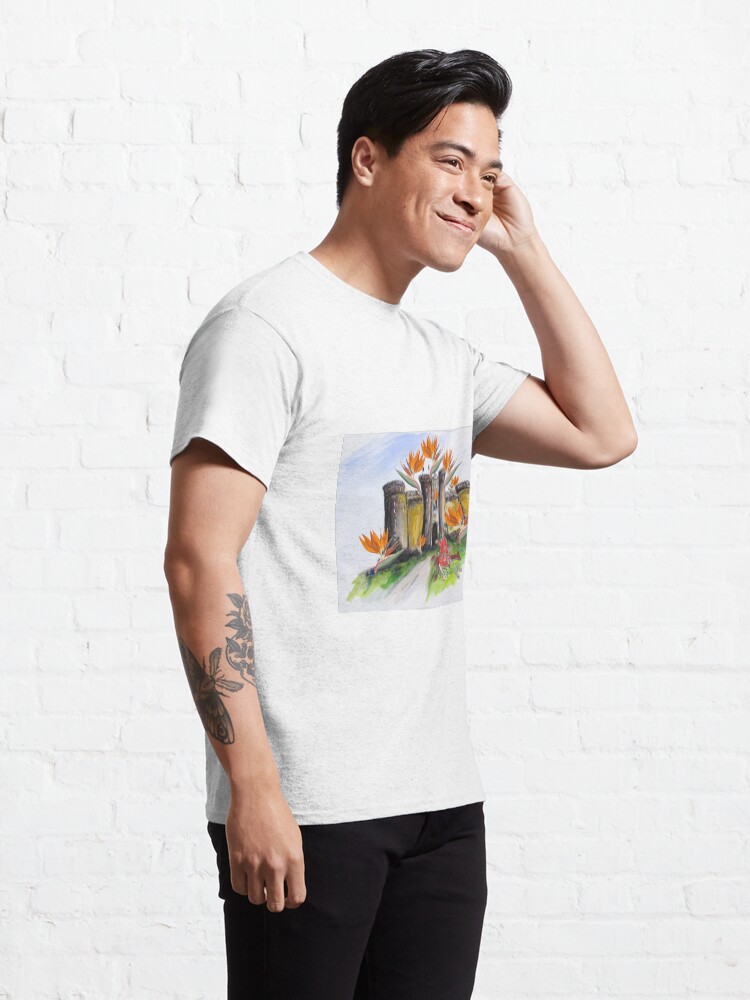Alternate view of Castle Nuovo Under Attack Classic T-Shirt