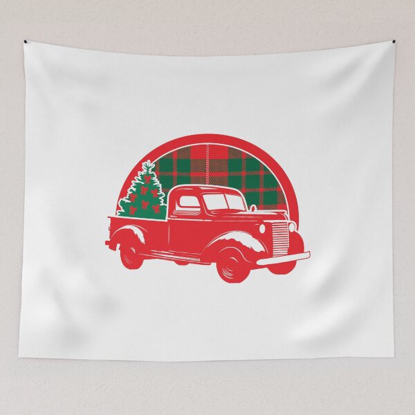 Item preview, Vintage Christmas Truck designed and sold by The Fonsecastein Shop.