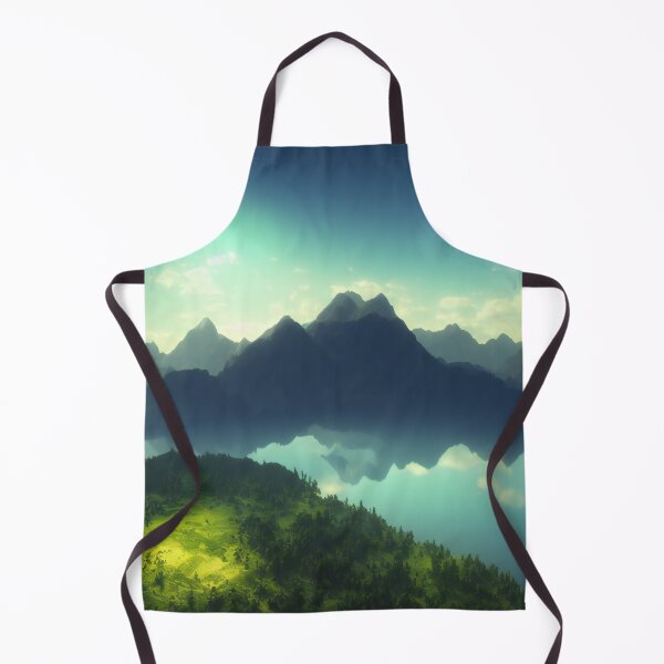 Item preview, Beautiful nature with trees, mountains and lake designed and sold by LiveDesigner.
