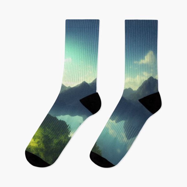 Item preview, Beautiful nature with trees, mountains and lake designed and sold by LiveDesigner.