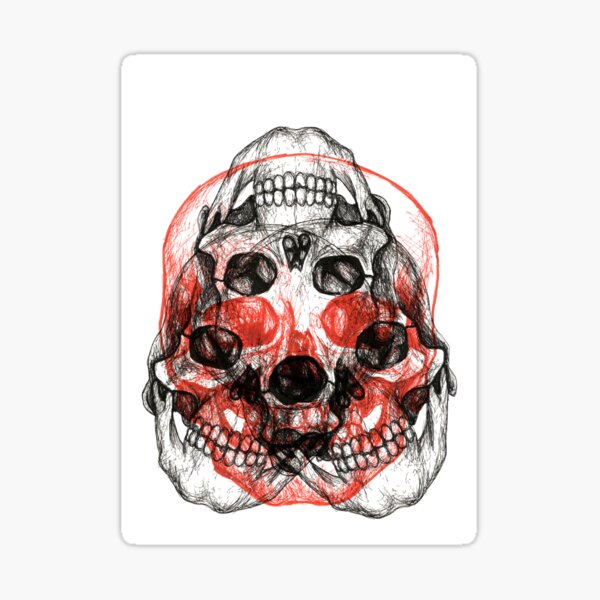 skulllll Sticker