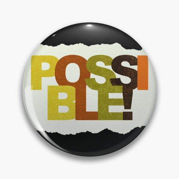 Item preview, Painted multicolor text Possible! on Torn Paper background designed and sold by deepakrode7.