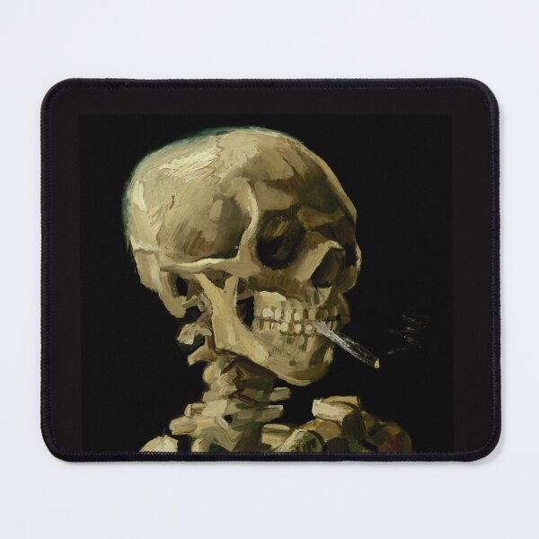Item preview, Vincent van Gogh - Skull of a skeleton with Burning Cigarette designed and sold by upopot.