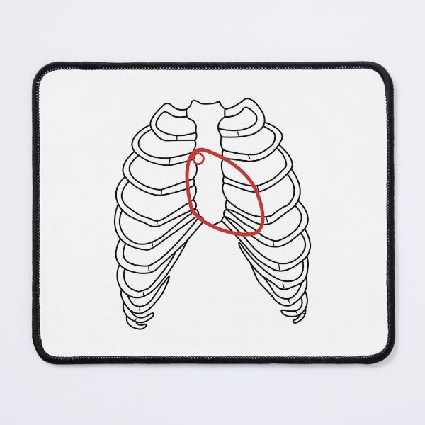 Item preview, Red heart and ribs designed and sold by upopot.