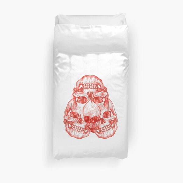 red 3 Duvet Cover