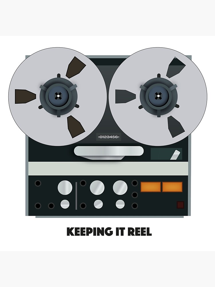 Reel To Reel Tape Recorder Revox  Art Board Print for Sale by