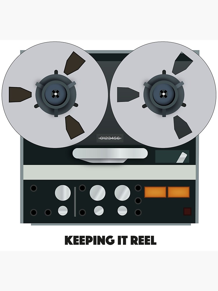 Vintage Reel to Reel Tape Deck Recorder Retro' Women's Premium Tank Top