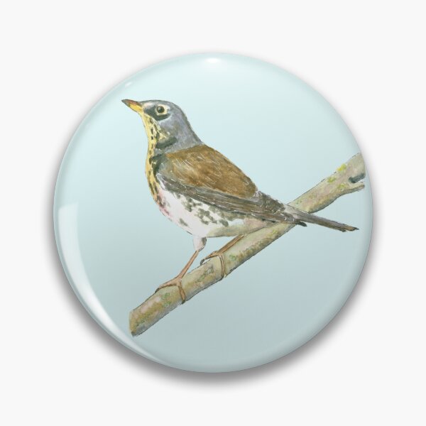 Item preview, Fieldfare (watercolour) designed and sold by Sarah Addy.