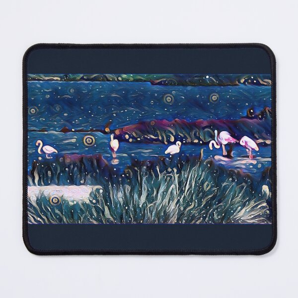 Item preview, Flamingos - midnight designed and sold by shiroi-okami.