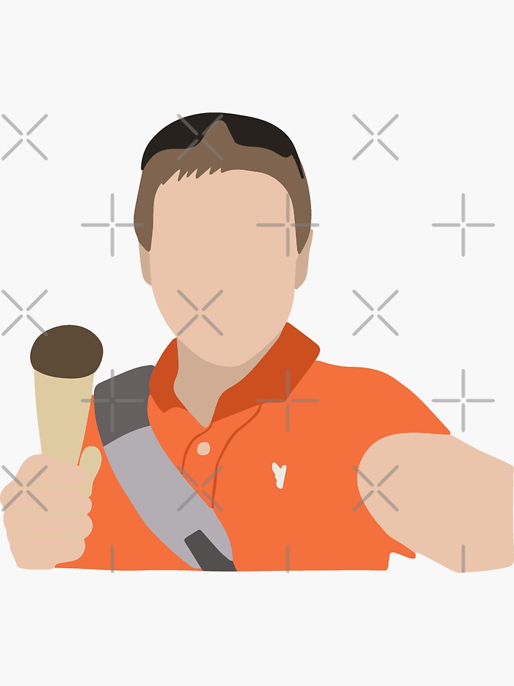 "Ice Cream Boy Selfie" Sticker for Sale by Ib1029 Redbubble