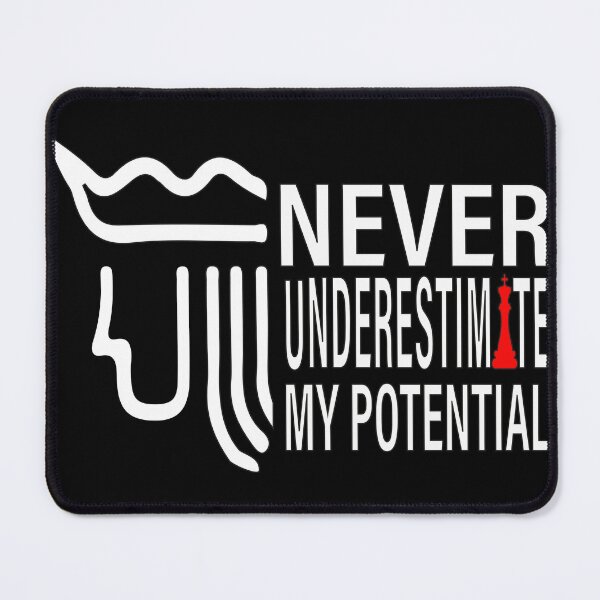 Item preview, Nerver Understimate My Potential Shirt, Chess Tshirt designed and sold by BahaLaasri.