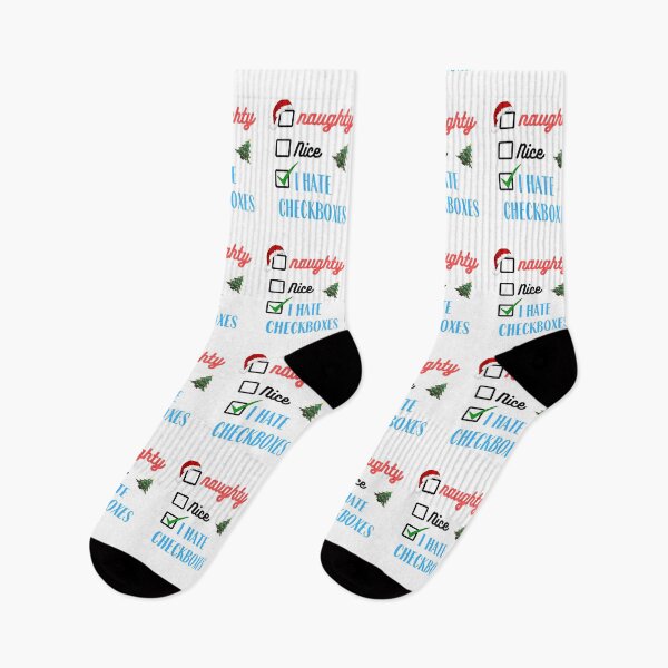 Item preview, Naughty or Nice I Hate Checkboxes | Merry Christmas | Santa Claus designed and sold by CosmicStory.
