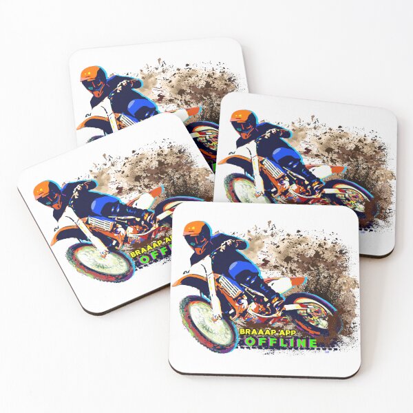 Artikelvorschau, MOTOCROSS BRAAP APP OFFLINE - Orange entworfen und verkauft von Color4Nature.