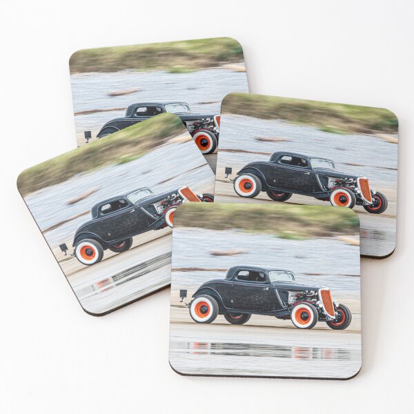 Item preview, Zoomed in Vintage Hot Rod Association at Pendine Sands Beach Race. In 2022 designed and sold by stevehuggett.