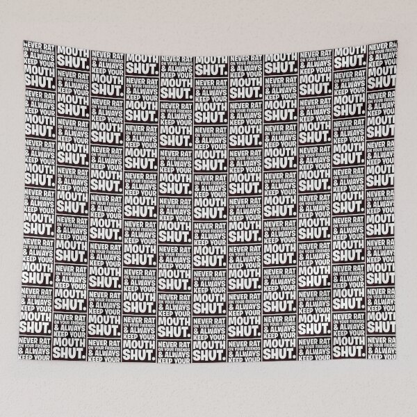 Item preview, Never Rat On Your Friends and Always Keep Your Mouth Shut. designed and sold by revshakes.