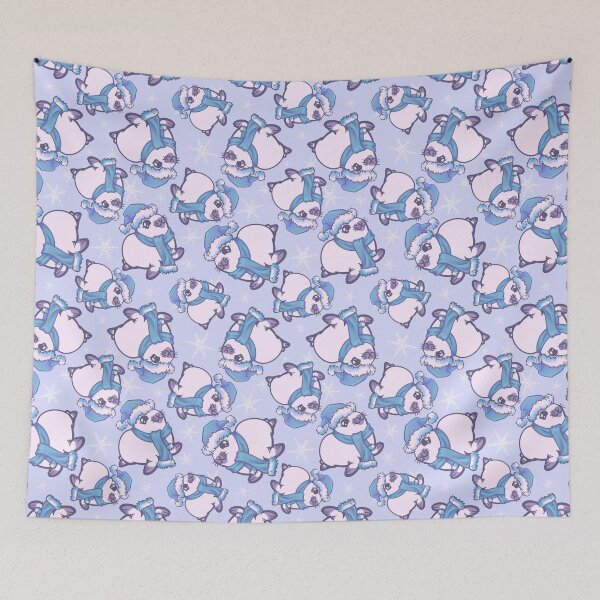 Item preview, Harp Seal Pup in Blue Hat and Scarf designed and sold by RJKpoyp.