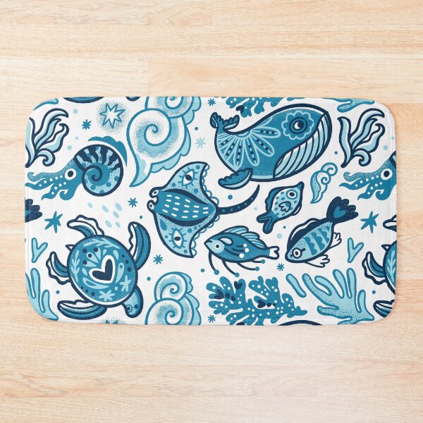 Item preview, Sea animals tattoo flash style designed and sold by PenguinHouse.