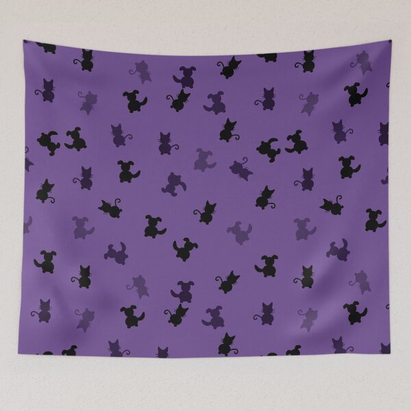Item preview, Dog and Cat Camo Purple designed and sold by janraydesigns.