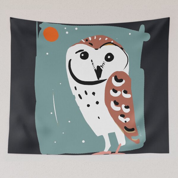Item preview, Barn Owl #3 designed and sold by belettelepink.