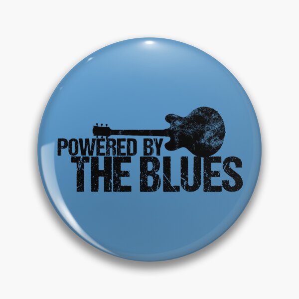 Item preview, Powered By The Blues - Guitar designed and sold by LADGraphics.