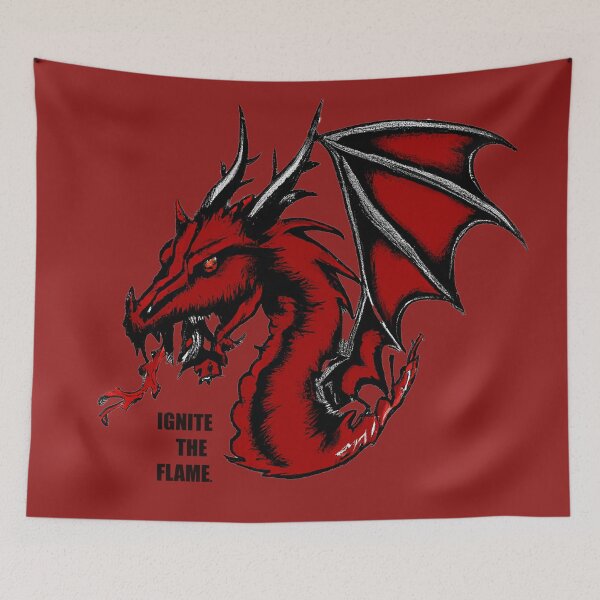 Item preview, Fiery Red dragon designed and sold by Right-Fit27.