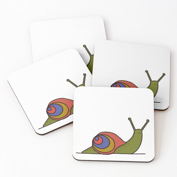 Item preview, Colorful snail — moving slowly designed and sold by acbcesarz.