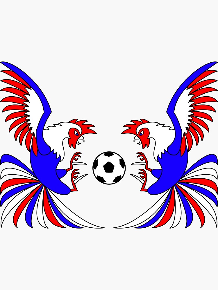 French France National Soccer Team Rooster Logo Patch