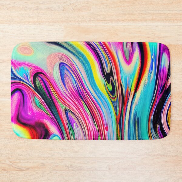 Item preview, Boho fluid abstract pattern designed and sold by sunflowerz--.