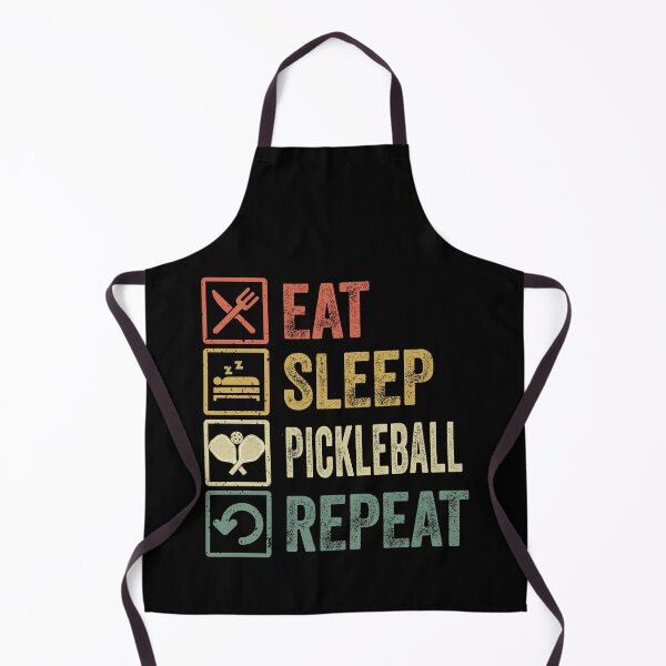 Item preview, Funny Eat Sleep Pickleball Repeat Retro Vintage Pickleball designed and sold by HANYART.