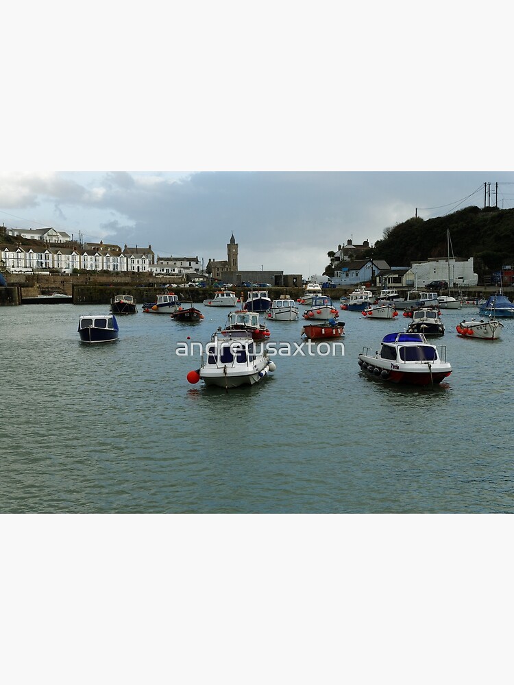 "PORTHLEVEN HARBOUR " Canvas Print for Sale by andrewsaxton Redbubble