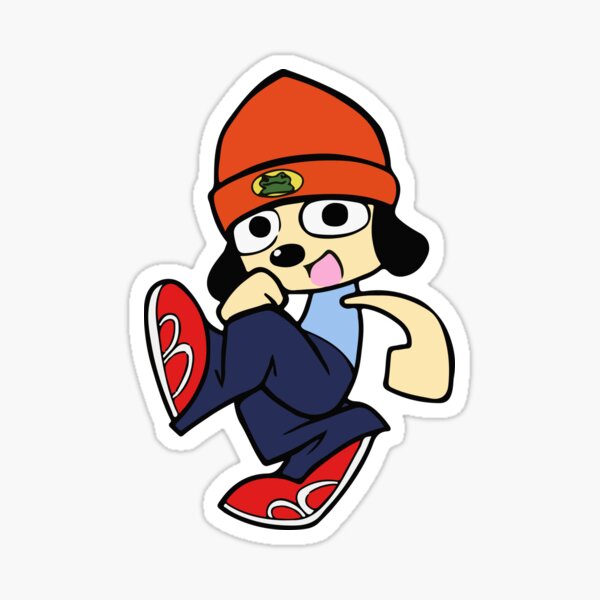 Vista previa del artículo con la obra «Parappa El Rapero Rap», diseñado y vendido por ABZDesigner.