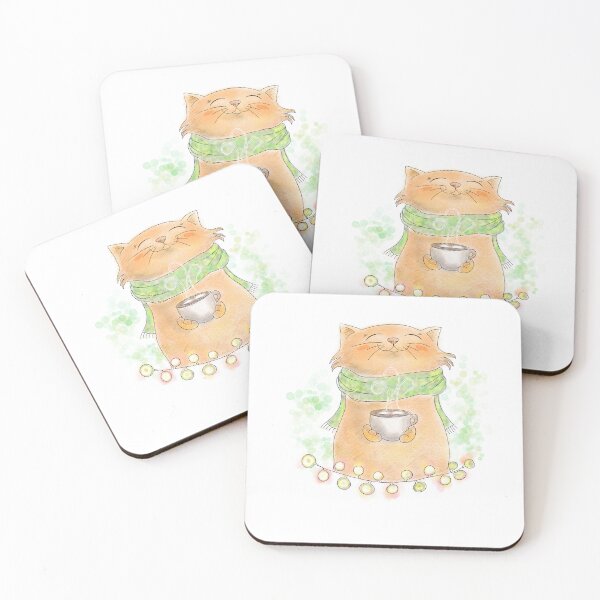 Item preview, Cat christmas cover , print , t-shirt, natale gattino arancione designed and sold by frahgreen.