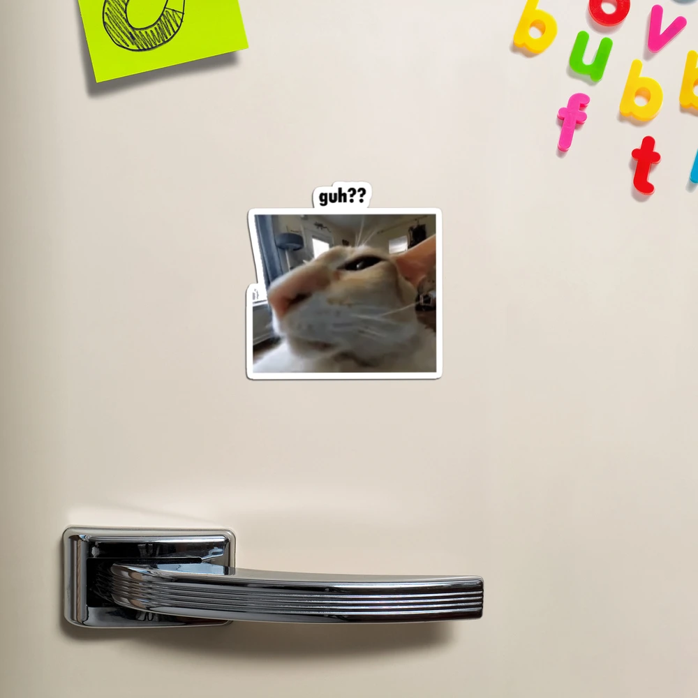 Wait What Funny Cats' Rectangle Magnet