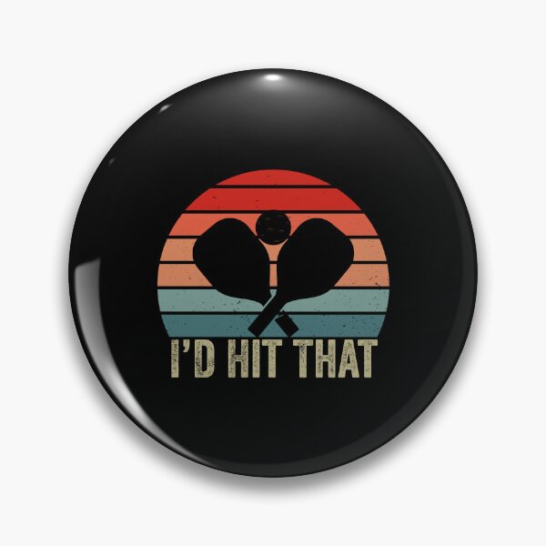 Item preview, Funny I'd Hit That Retro Vintage Pickleball Player Dink designed and sold by HANYART.