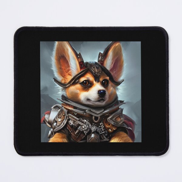 Item preview, AI Generated Art, War Corgi designed and sold by RabbitHoleMI.