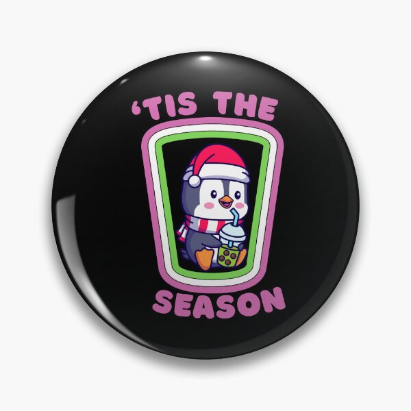 Item preview, 'Tis the season to drink Boba Boba tea lover christmas penguin designed and sold by Artistusha.