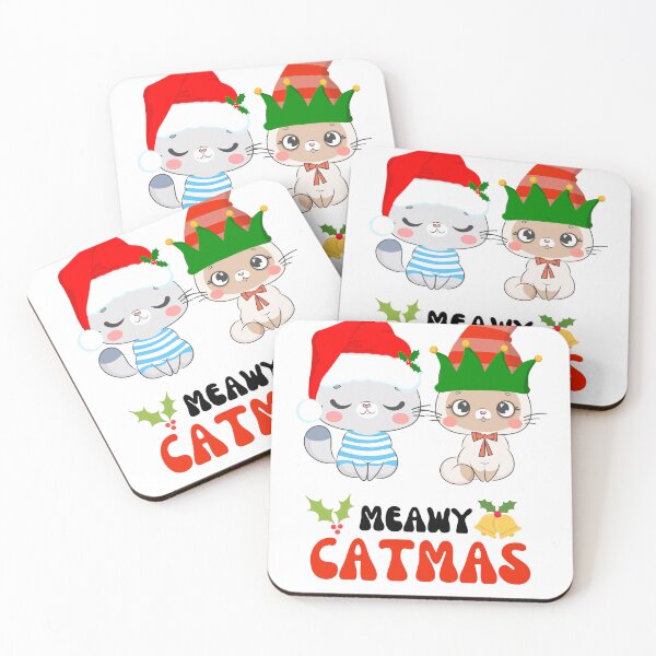 Item preview,  funny Meawy catmas  designed and sold by INKZ Store.