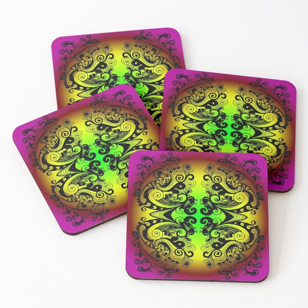 Item preview, Miniature Aussie Tangle 15 Pattern Var 6 Coloured designed and sold by Heatherian.