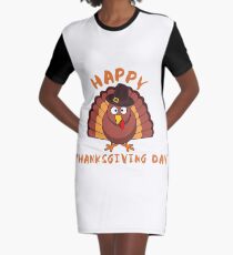 Happy thanksgiving day 2017 Design shirt Graphic T-Shirt Dress