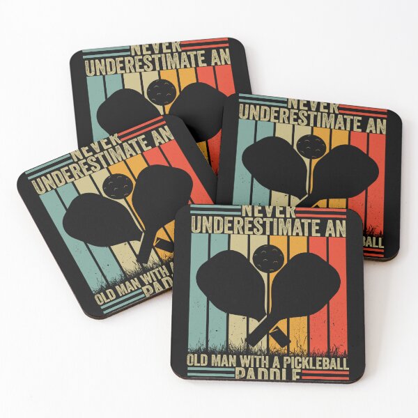 Item preview, Never Underestimate An Old Man With a Pickleball Paddle designed and sold by HANYART.
